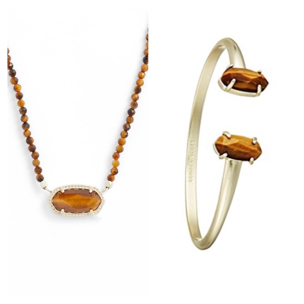 Kendra Scott Tigers Eye 2 piece set